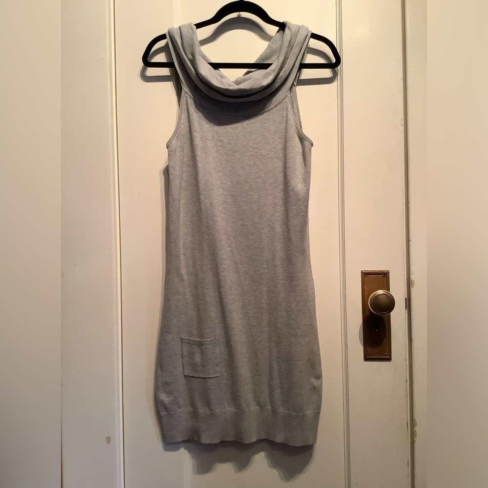 Grey Tank Top Sweater Dress